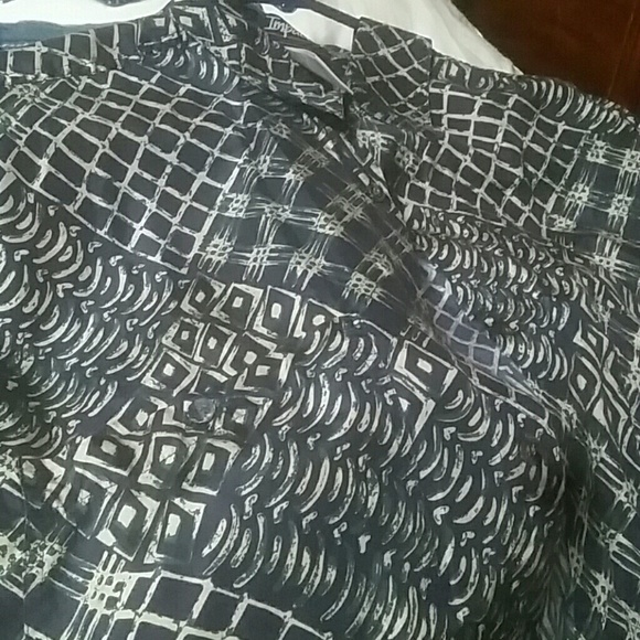100% silk men's button down shirt - Picture 2 of 2